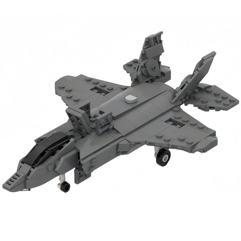 Platinum Brick BoBlock MOC Lightning II Fighter Jet | Types A/B/C