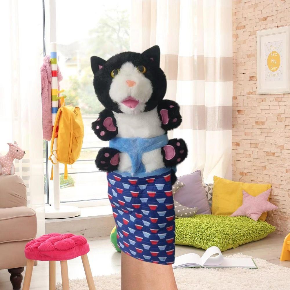 Interactive Cat Toys Wrestling Glove Sturdy Padding Animal Hand Glove Durable Cat Dolls  Safe Play