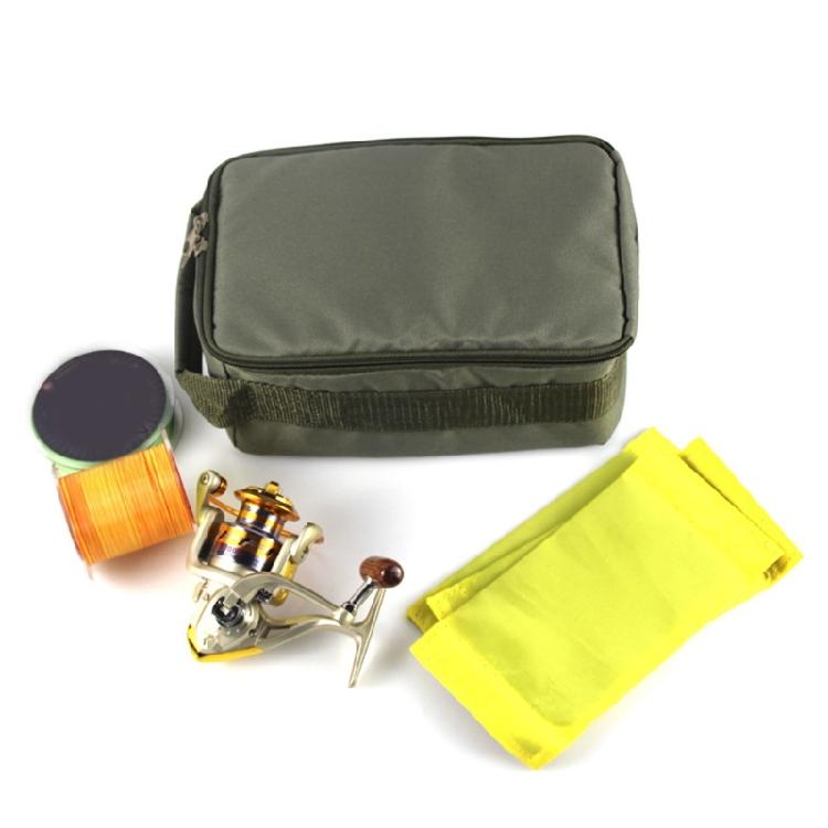 Fishing Tackle Organizers Case Portable Reel Bag Splashproof Storage Case Internal Divider Fishing Reel Bag