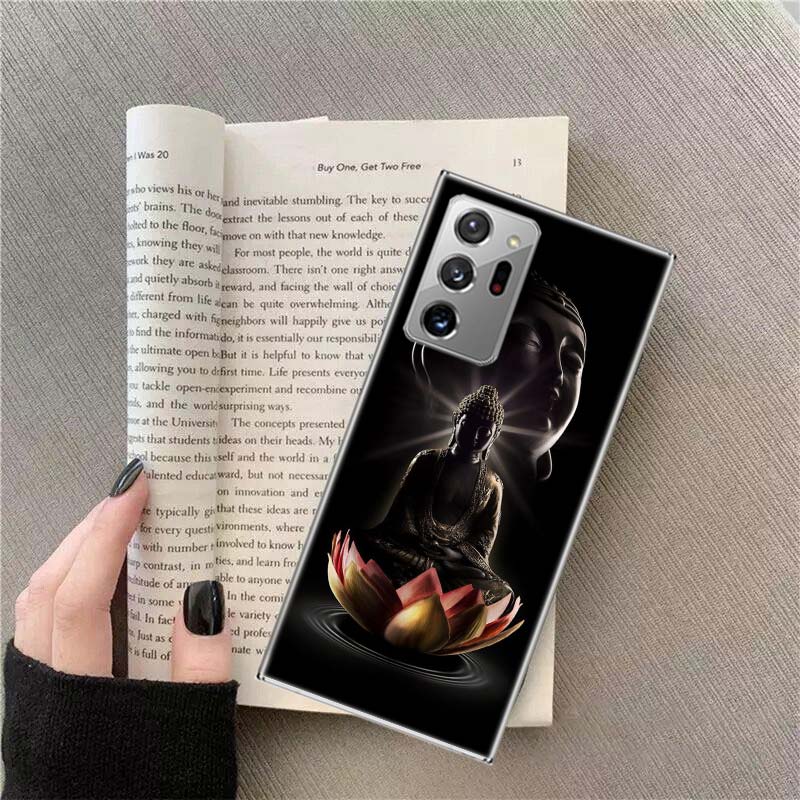 Buddha's return and Buddha lotus Phone Case For Samsung S24 S23 FE S22 S25 Ultra S21 Plus Galaxy S20 FE S25 Edge Cover Capa Soft