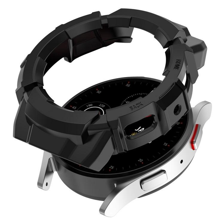 Armor Cover for Samsung Galaxy Watch Case 4 5 40mm 44mm PC Protective Fashion Accessories Hollow Frame WatchCase Bumper