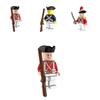 Pirate-themed Medieval Navy Admiral Building Blocks 4.5cm Height Abs Plastic