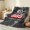 1PC Bbs Patterned Flannel Blanket Suitable For All Seasons For Home Decor Warmth And Comfort Gifts Holiday Present