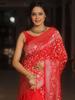 New Launch - Soft Lychee Silk Saree with Rich Pallu and All Over Jacquard Work