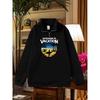 Men's Hooded Sweatshirt with Tropical Palm Tree and Beach Pattern Print - Half Zip Casual Pullover, Loose Round Neck Sweater