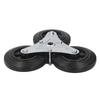 Stair Climbing Wheel Replacement Heavy Duty 6in Rubber Tri Wheel Climber for Shopping Utility Cart Trolley