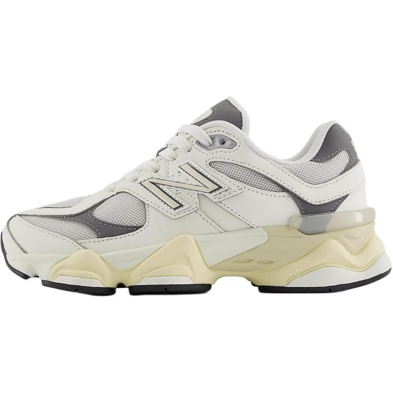 New Balance NB 9060 Abrasion Resistant Low Top Kids Lifestyle Shoes White/Gray Teenagers Sneakers GC9060GA