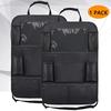 1PC Car Rear Seat Organizer with Touch Screen Tablet Holder Automatic Storage Bag Cover Seat Seat Back Protector Child Travel Storage Bag
