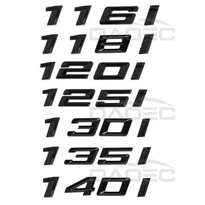 Araba ABS Gövde Harfler Logo Rozeti Amblem Etiket 1 Serisi 116i 118i 120i 125i 130i 135i 140i E81 E82 E87 E88 F20 F21 F40