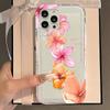 Realistic Lily Flower Print Clear Phone Case For iPhone 16E 16 15 14 13 12 11 Pro Max XS XR X 7 8 15 16 Plus SE Shockproof Cover