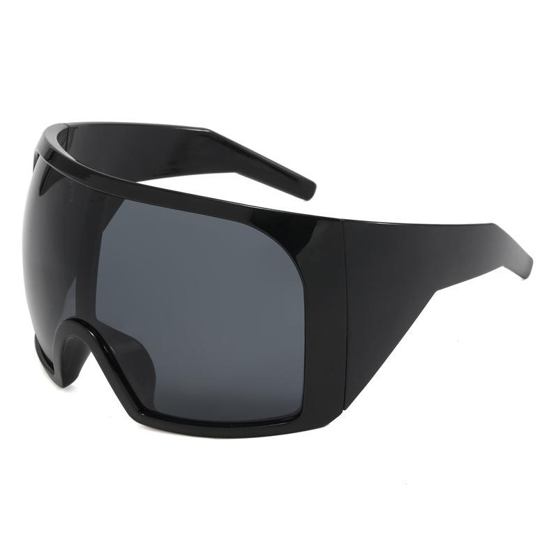 Cross Border Exclusive European American Oversized Frame Glasses UV Resistant Sunglasses Wholesale Outdoor Sports