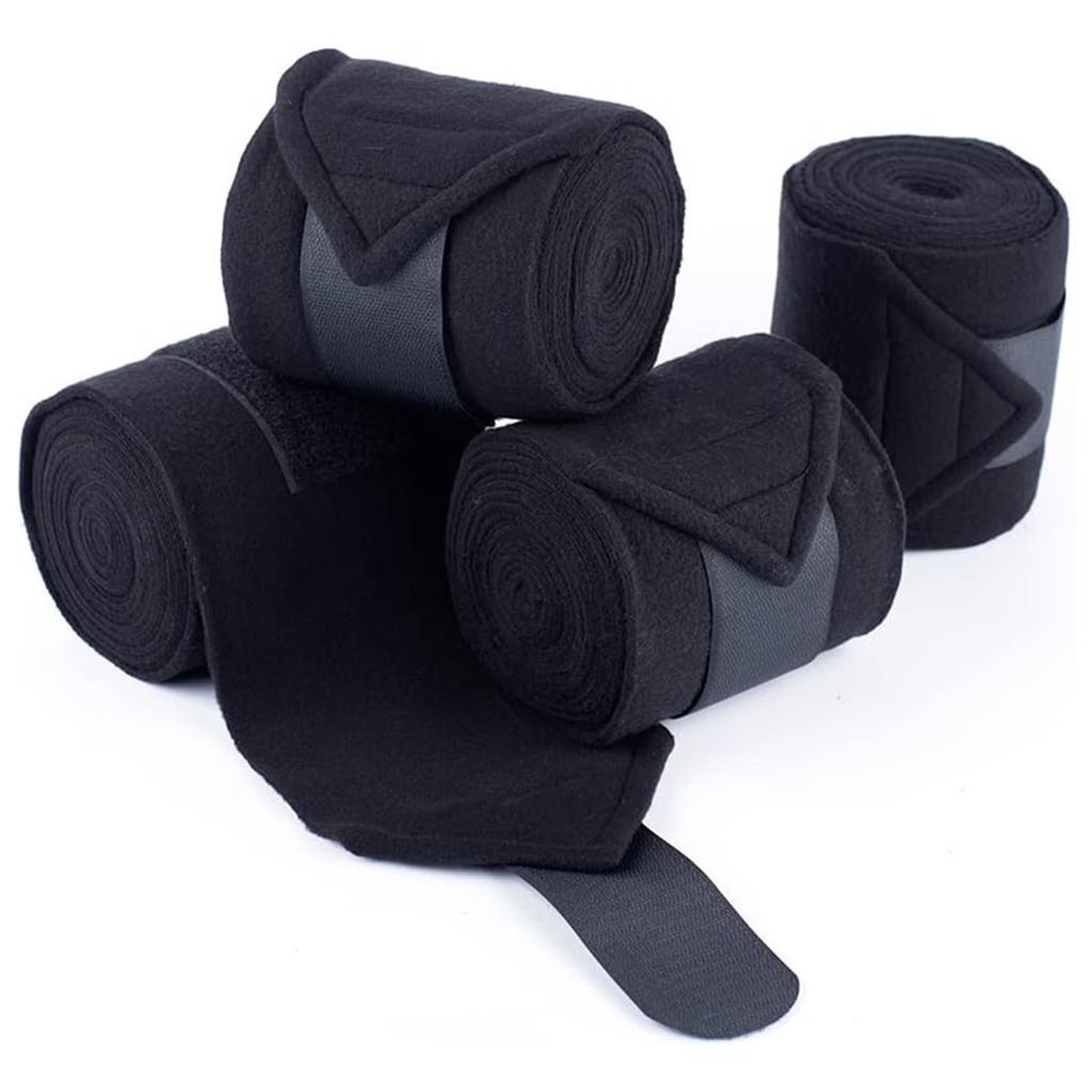 4pcs Horse Wraps Soft Wraps Equestrian Leg Bandage Wrap Horse Leg Injury Protective Cover