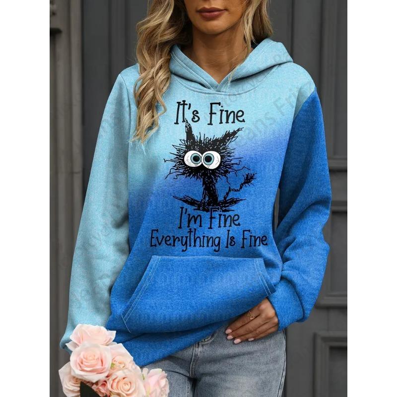 Cartoon Anime Cat 3d Print Hoodie Women Fashion Oversized Hoodies Women Sweat Coat Manga Sweatshirt Animal Pullover Girl Clothes