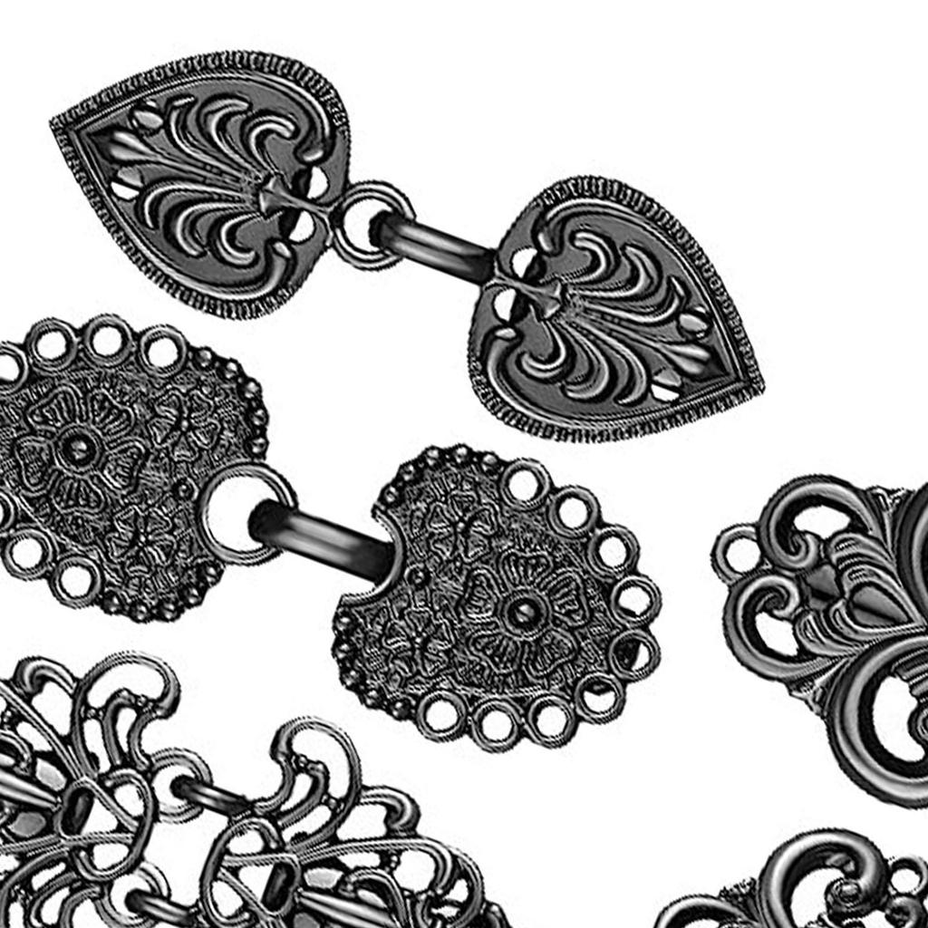 4 Stück Pullover-Schal-Clips, Umhangverschlüsse, Strickjacken-Kragen-Clips, Verschlüsse für Mädchen