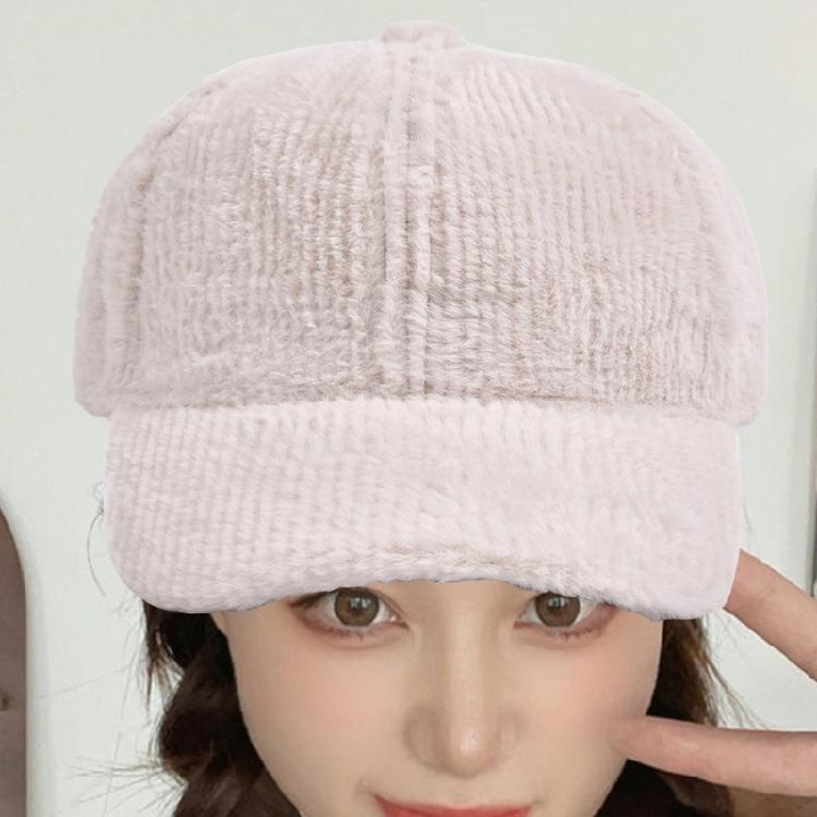 Fashion Baseball Hat Thick Caps Windproof Long Brim Caps Winter Autumn Plush Hat