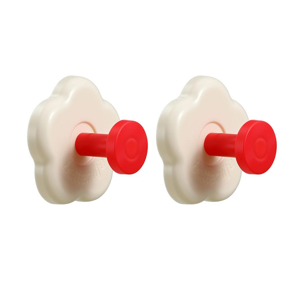 1/2Pcs Punch-Free Dopamine Adhesive Hooks Heavy Duty Towel Hanger Hanger Hooks Bathroom Accessories