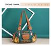 Damen 2025 Retro Handtasche mit großem Fassungsvermögen - Vielseitige einfache PU Schulter-Umhängetasche