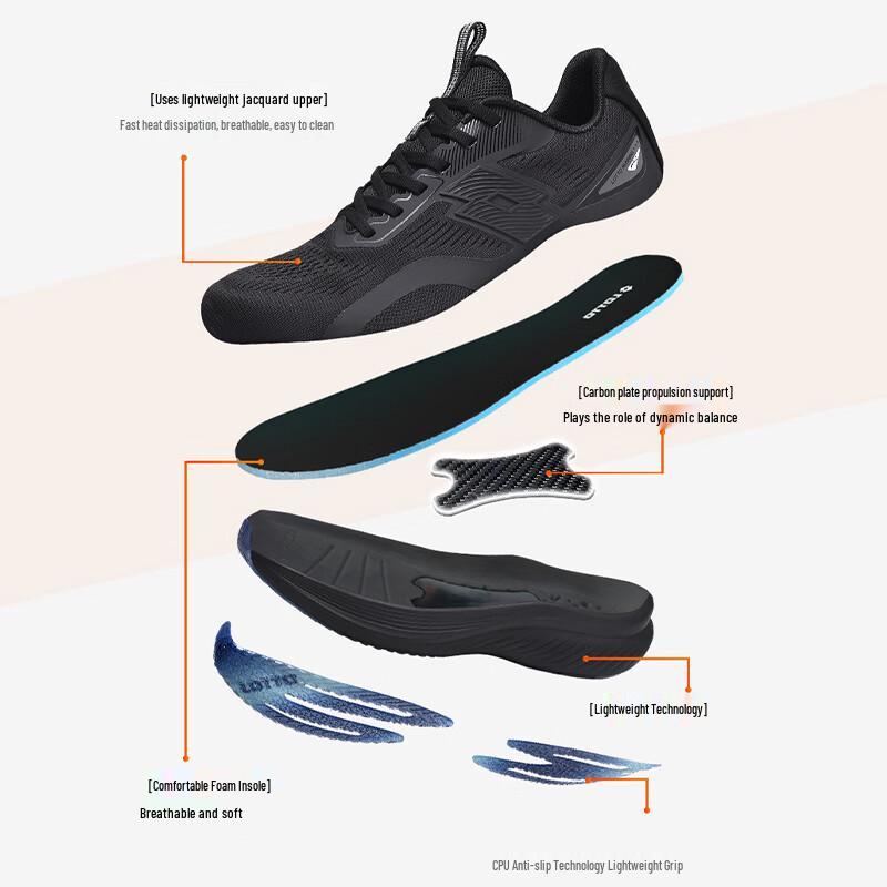 Lotto Men's Carbon Plate Performance Running Shoes
