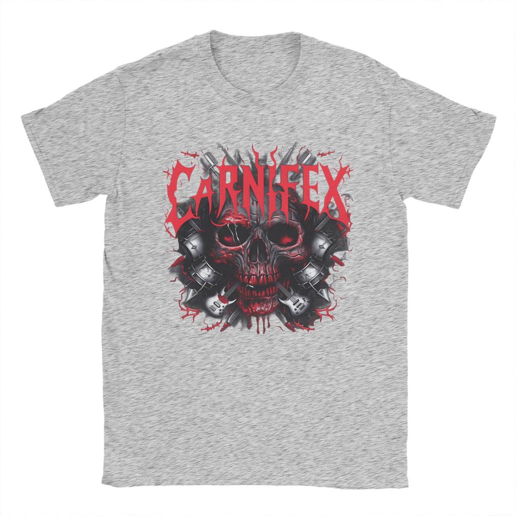 Unisexs Carnifex Band T Shirt  Pure Cotton Clothing Cool Short Sleeve O Neck Tee Shirt New Arrival TShirt
