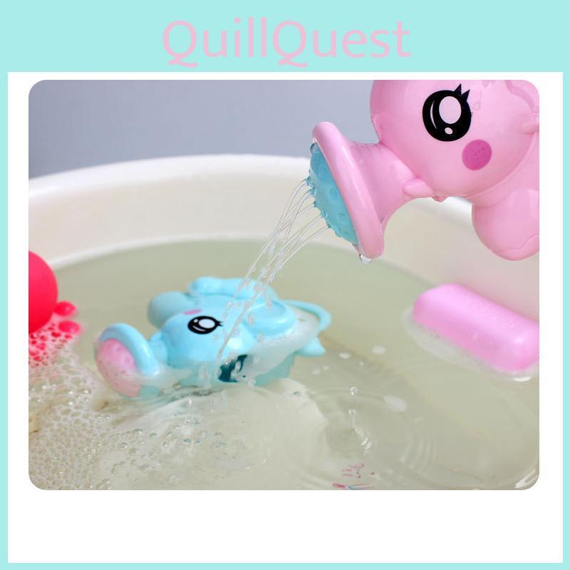 Childrens Elephant Shower Toy With Water Spray For Bath Time Fun And Sensory Development