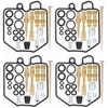 XQSMWF 4-pack Förgasare Reparationsrenoveringskit 18-2554 182554 Kompatibel med Honda CB750C Custom 1980 1981 1982 CB750K 750 Four 1980 1981 1982 750