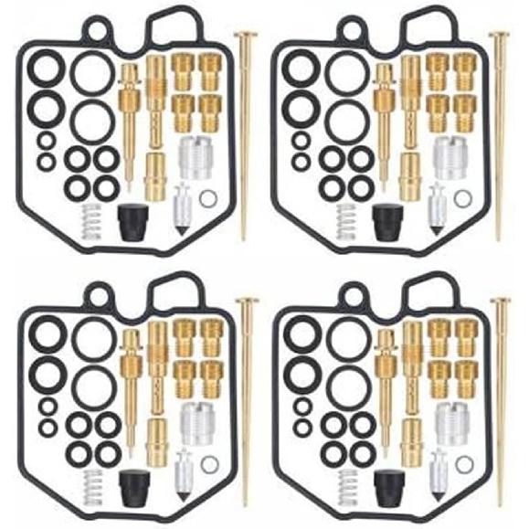 

XQSMWF 4 Set Carb Carburetor Repair Rebuild Kit 18-2554 182554 Compatible with Honda CB750C Custom 1980 1981 1982 CB750K 750 Four 1980 1981 1982 750
