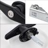 Truck Cap Locking T-Handle, Matching Set T-Handles Lock, Truck Cap Topper Camper Shell Locking T-Handle, Keyed Alike Black T-Handle Lock Kit