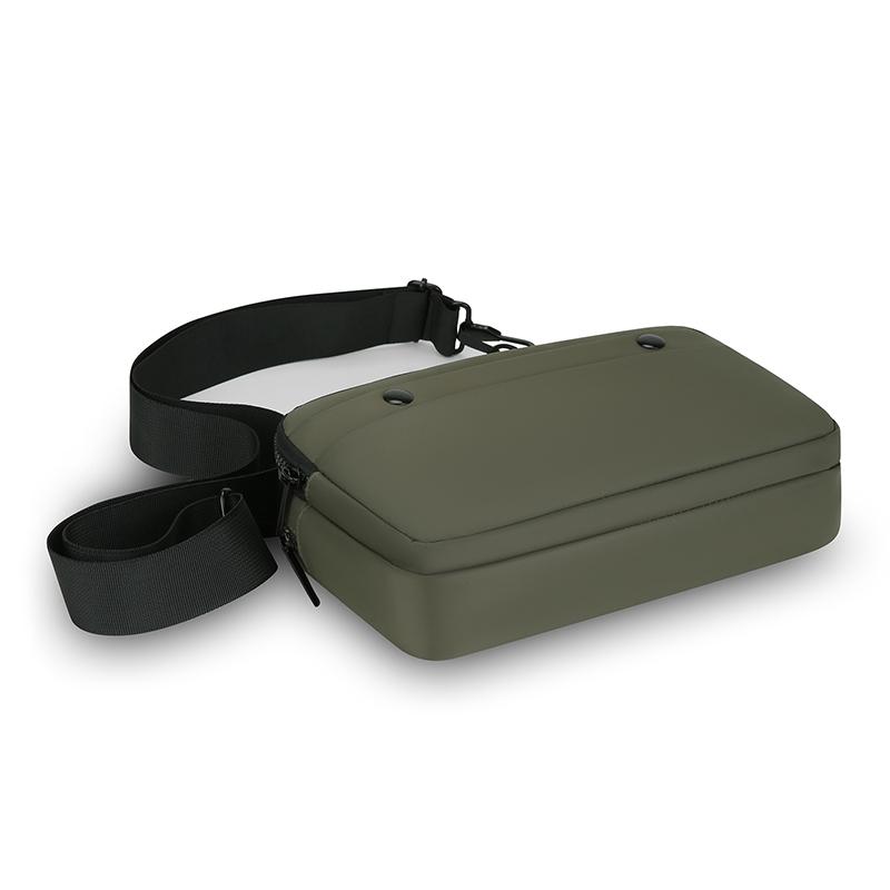 Herren Outdoor Brusttasche Umhängetasche Multifunktionale Umhängetasche Wasserdichte Kuh Handy Tasche