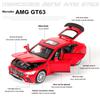1/32 Mercedes Benz AMG GT63  Sports Car Alloy Diecast Car Model Sound Light Pull Back Toys Ornaments Gift for Children Collect