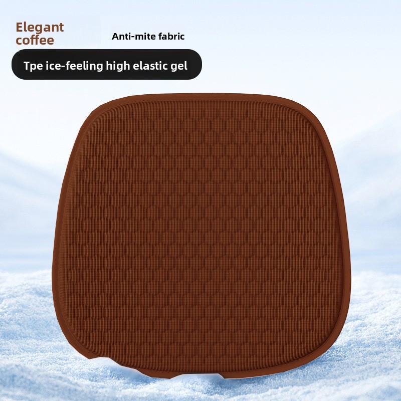 Car seat cushion summer cool cushion single-piece seat cushion ventilated and breathable honeycomb gel car fart cushion office