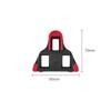 1Pcs Road Bike Pedal Cleats Spd Sl Bicycle Pedals Plate Clip Self-Locking Float Pedal Cleats Cycling Shoes Bike Accessories