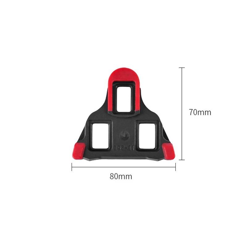 1Pcs Road Bike Pedal Cleats Spd Sl Bicycle Pedals Plate Clip Self-Locking Float Pedal Cleats Cycling Shoes Bike Accessories