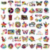 50 Cartoon Colorful Tie-dye Graffiti Stickers Personalized Decorative Guitar Notebook Suitcase DIY Waterproof Stickers