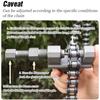 Motorcycle Bike Chain Breaker Tool with Interchangeable Handle for 428 520 525 Chains Professional Repair Kit