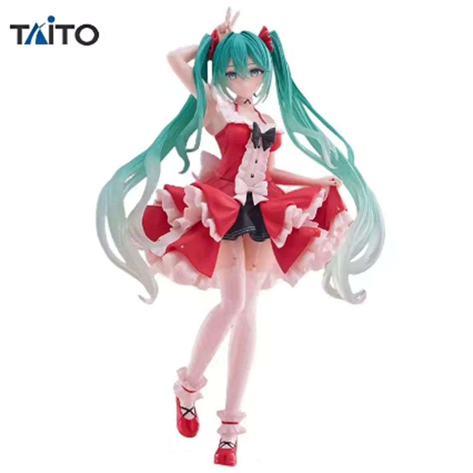 

TAITO FURYU Original Anime Figure Hatsune Miku The Artist Bunny Girl Action Figure Toys for Kids Gifts Collectible Model Dolls