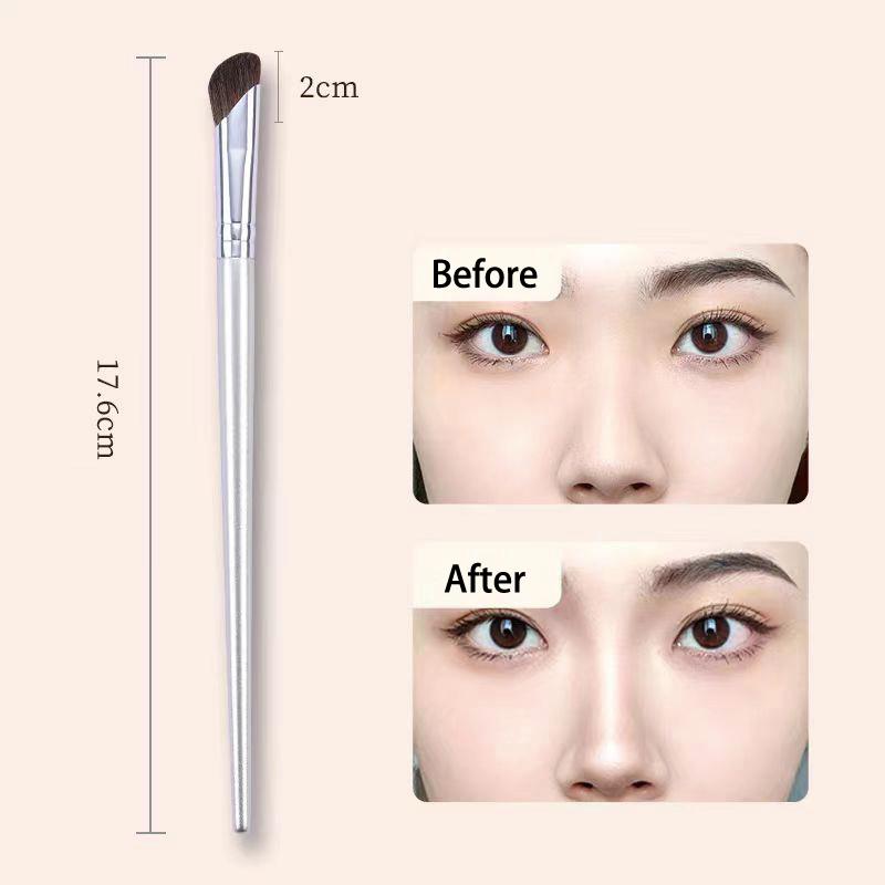 Neuer Nasenschattenpinsel Weich Schräg Flacher Kopf Nasen Kontur Wisch Makeup Pinsel Highlighter Rouge Kosmetik Werkzeug