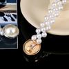 "Korean Style Rhinestone Pearl Waist Chain for Women – Fashionable, Sweet, Elastic Belt"
