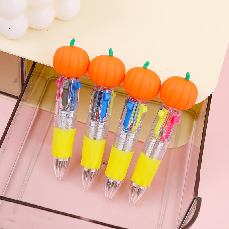 Entzückender Tierkopf Mini-Kugelschreiber in vier Farben - Schülergeschenk Schreibwaren.