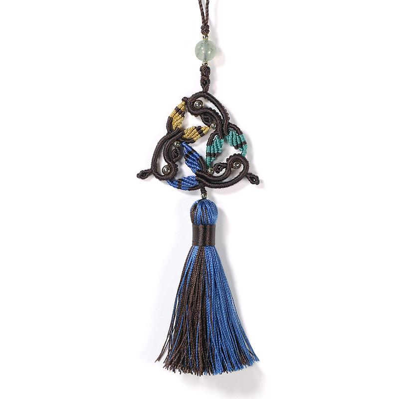 Handmade woven tassel hanging, concealed sea transmission pendant rope, finished product bag hanging, mobile phone pendant