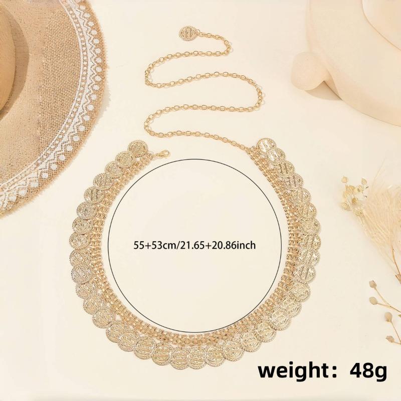 

Mei Mary Belt, women s watch strap, tassel coin waist chain, versatile charm dress gown accessory