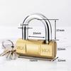 Heavy Duty, Metal Padlock with Key And , Ideal for Storing Small Items In Drawers, Cabinets,
