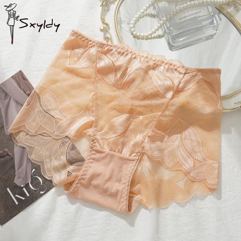 Przezroczysta Seksowna Koronkowa Bielizna Damska Majtki Średnio Wysokie Damskie Przewiewne Majtki z Wycięciami Bielizna