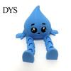 Portable Desktop Decoration Weather Gnome Figurine, 3D Printed Poseable Series Desk Toy, Miniature Trendy Ornaments Creative Collectible Decor