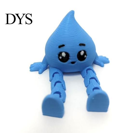Portable Desktop Decoration Weather Gnome Figurine, 3D Printed Poseable Series Desk Toy, Miniature Trendy Ornaments Creative Collectible Decor