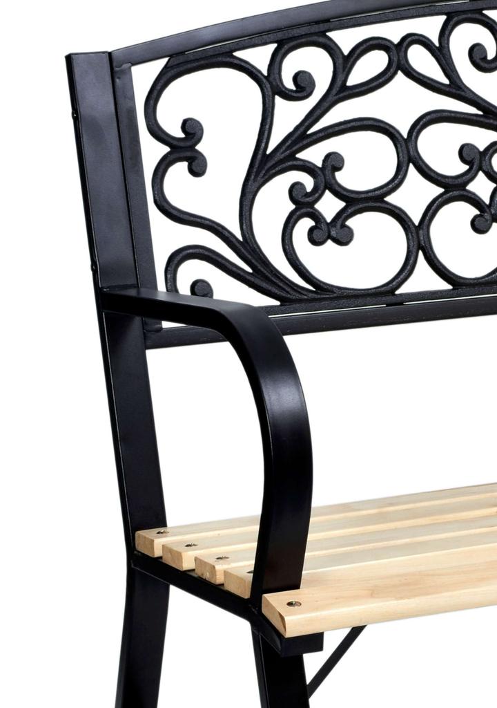 Tito Steel-Cast Iron Garden Bench