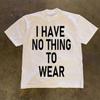 T-shirt à manches courtes en pur coton tendance de style Harajuku créatif et simple pour hommes et femmes