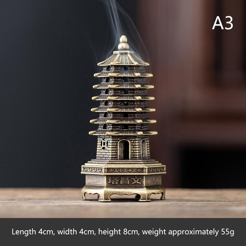 Brass Incense Burner,Metal Aromatherapy Holder,Unscented,Ideal For Yoga Meditation,Bedroom Ambiance,Home Decor