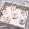 2025 Summer Girls' Bow Crown Princess Sandals – Comfortable, Versatile, Soft Sole Baby Shoes