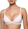 European Seamless Deep V Bra for Women Gathered Side Bust Coverage Anti-Sagging Daily Comfort Intimates