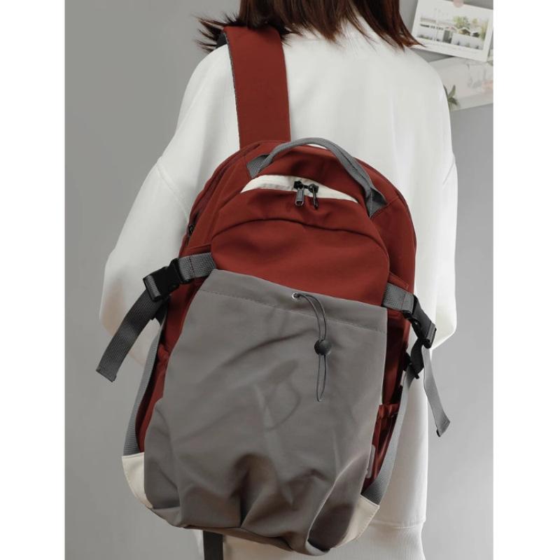 Backpack Women's Light Outdoor Hiking Mountaineering Bag Sports Anti-splashing College Student School Bag